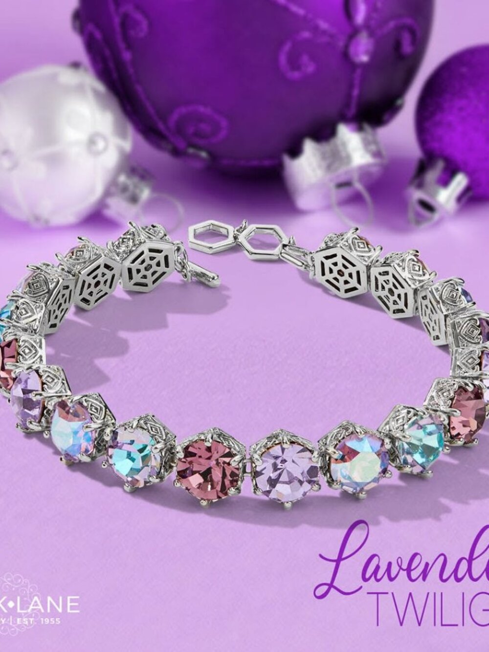 Park Lane Lavender Twilight Impression Tennis Bracelet